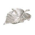 Food Safe Nickel Plated Aluminum Maple Leaf Dish (9"x7")